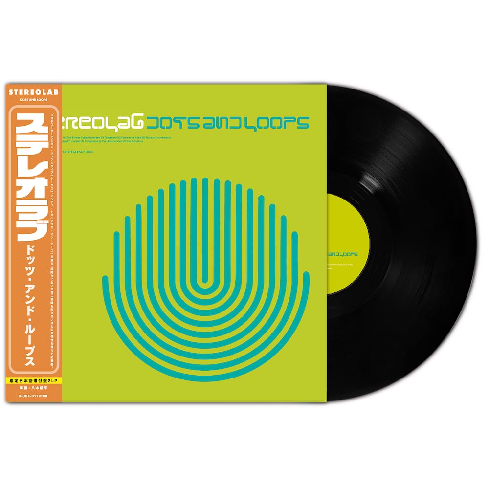 STEREOLAB ステレオラブ D-UHF-D02 レコード Amazon.co.jp: Dots And Loops [日本語帯付 / 輸入盤 / 2LP] (D